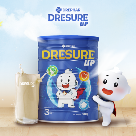 Sữa Bột Dresure Up lon 800g