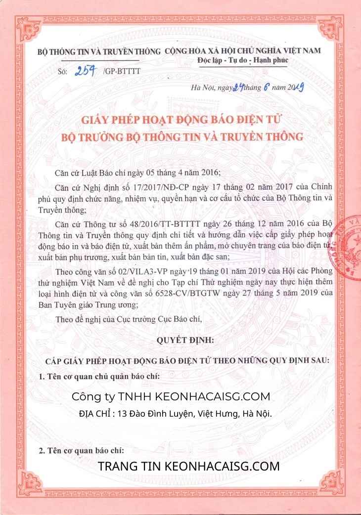 giấy phép hoạt động của drephar.com