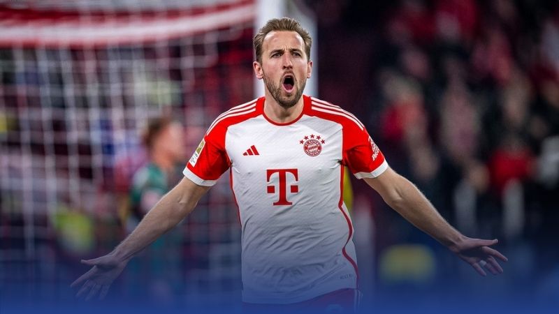 Harry Kane gia nhập Bayern với giá 100 triệu Euro và lập tức thống trị Bundesliga.