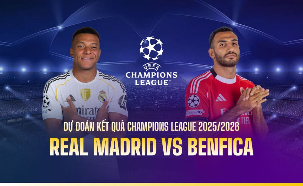 Soi Kèo Real Madrid vs Benfica 03h00 26/02/2026 – Play-Off Cúp C1