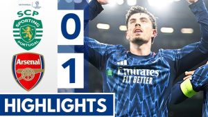 Sporting vs Arsenal 0-1: Kịch tính phút 90+1, Havertz tỏa sáng